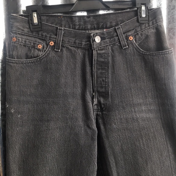 Vintage 80’s black 501 Levi button up fly … - Picture 3 of 8